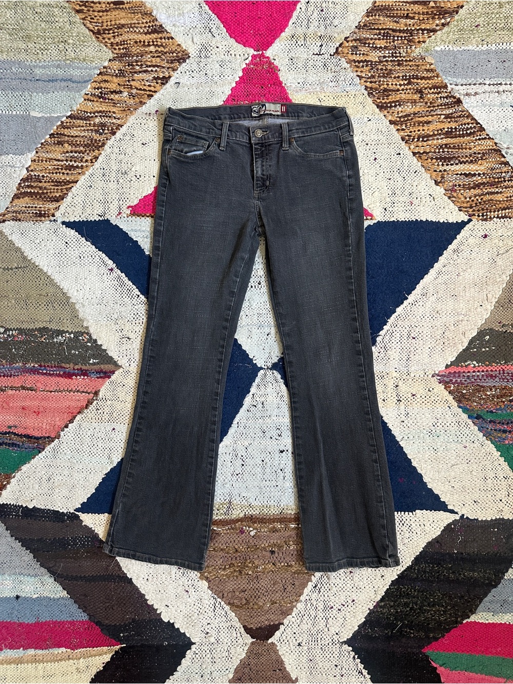 Roxy Gray Wash Low rise Boot Cut Flare